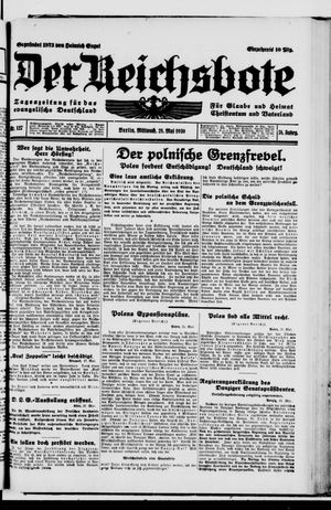 Der Reichsbote vom 28.05.1930