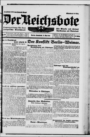 Der Reichsbote vom 30.05.1930