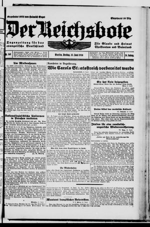 Der Reichsbote vom 13.06.1930