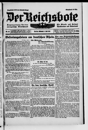 Der Reichsbote vom 02.07.1930