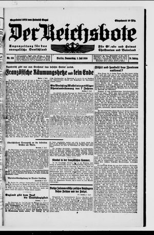 Der Reichsbote vom 03.07.1930