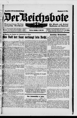 Der Reichsbote vom 06.07.1930