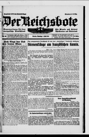 Der Reichsbote vom 08.07.1930