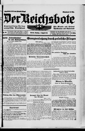 Der Reichsbote vom 05.08.1930
