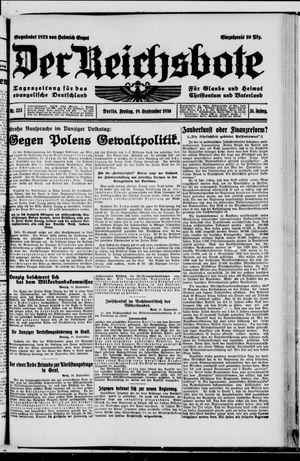 Der Reichsbote vom 19.09.1930