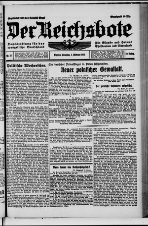 Der Reichsbote on Feb 1, 1931