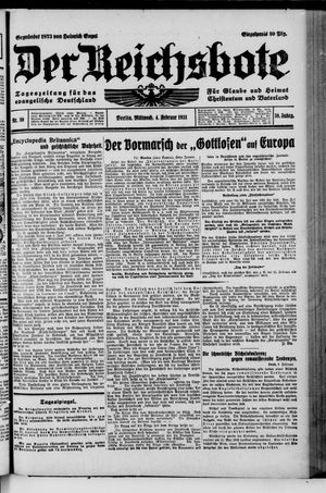 Der Reichsbote vom 04.02.1931