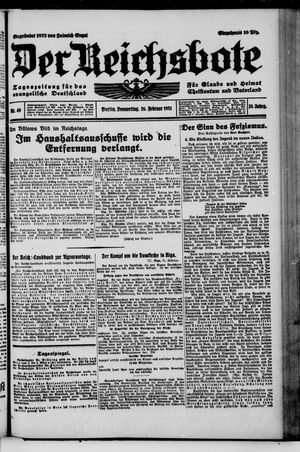 Der Reichsbote vom 26.02.1931