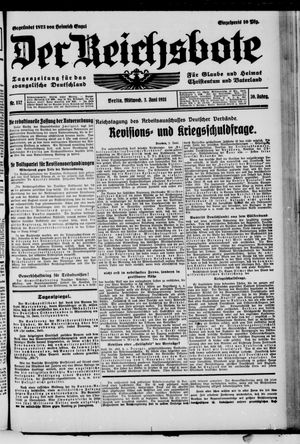 Der Reichsbote on Jun 3, 1931
