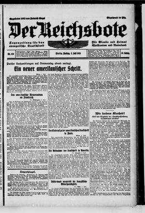 Der Reichsbote vom 03.07.1931