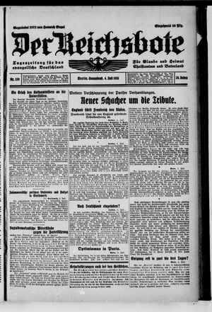 Der Reichsbote vom 04.07.1931