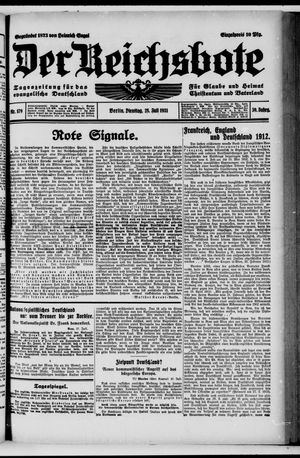Der Reichsbote vom 28.07.1931