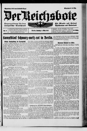 Der Reichsbote vom 06.03.1932