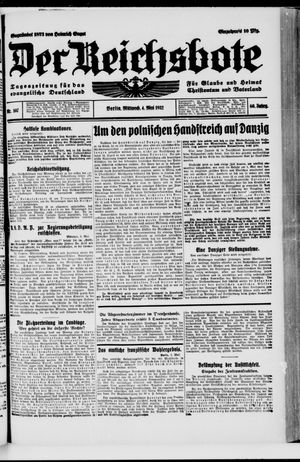 Der Reichsbote vom 04.05.1932