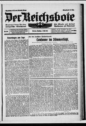 Der Reichsbote vom 05.07.1932