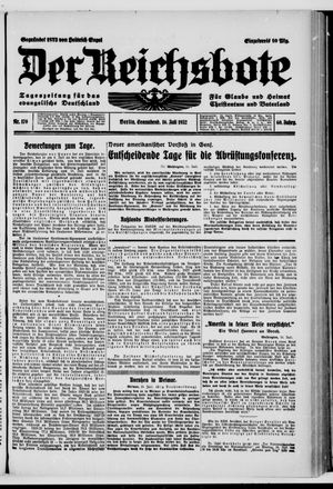 Der Reichsbote vom 16.07.1932