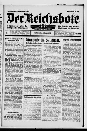Der Reichsbote vom 06.01.1933