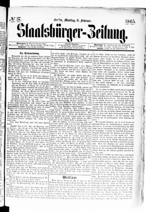 Staatsbürger-Zeitung on Feb 6, 1865