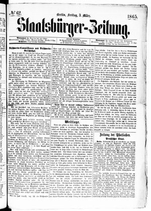 Staatsbürger-Zeitung vom 03.03.1865