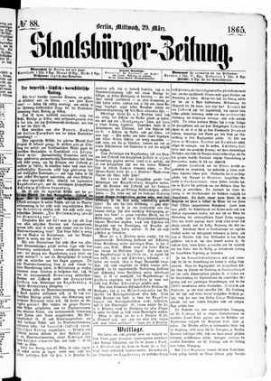 Staatsbürger-Zeitung on Mar 29, 1865