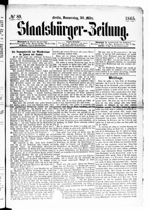 Staatsbürger-Zeitung vom 30.03.1865