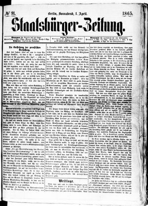 Staatsbürger-Zeitung vom 01.04.1865