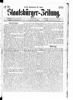 Staatsbürger-Zeitung on Apr 29, 1865