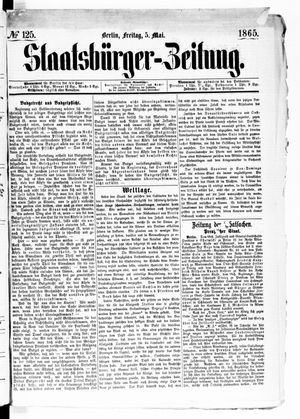 Staatsbürger-Zeitung vom 05.05.1865
