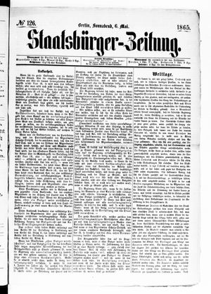Staatsbürger-Zeitung on May 6, 1865