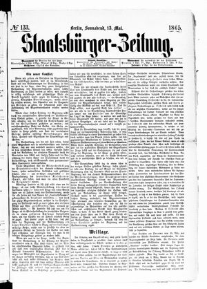 Staatsbürger-Zeitung vom 13.05.1865