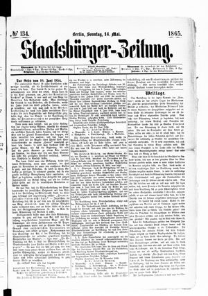 Staatsbürger-Zeitung on May 14, 1865