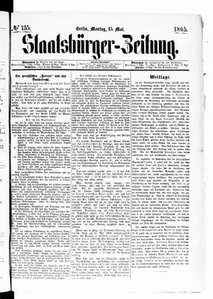 Staatsbürger-Zeitung vom 15.05.1865