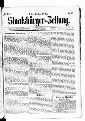 Staatsbürger-Zeitung vom 22.05.1865