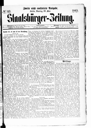 Staatsbürger-Zeitung vom 23.05.1865