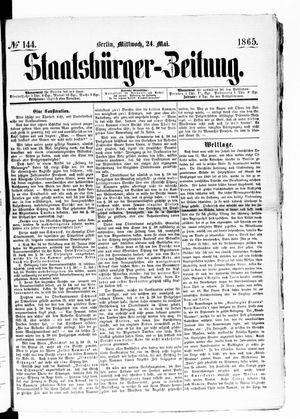 Staatsbürger-Zeitung on May 24, 1865