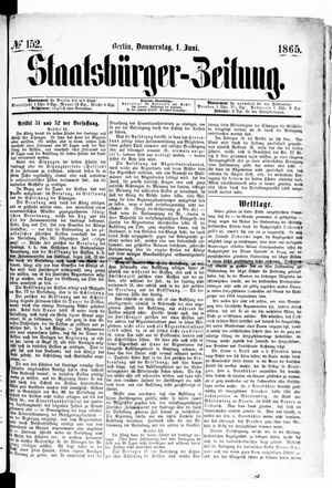 Staatsbürger-Zeitung vom 01.06.1865