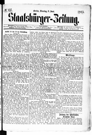 Staatsbürger-Zeitung vom 06.06.1865