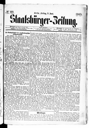 Staatsbürger-Zeitung vom 09.06.1865