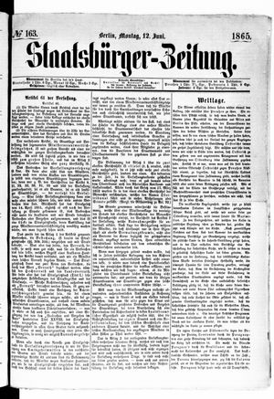 Staatsbürger-Zeitung vom 12.06.1865