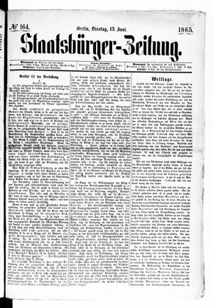 Staatsbürger-Zeitung vom 13.06.1865