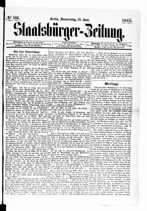 Staatsbürger-Zeitung on Jun 15, 1865