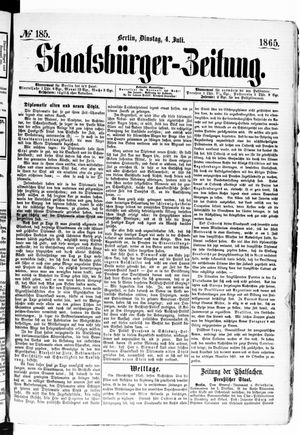 Staatsbürger-Zeitung vom 04.07.1865