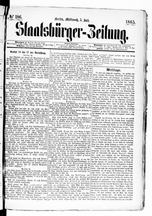 Staatsbürger-Zeitung vom 05.07.1865