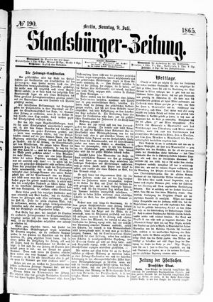 Staatsbürger-Zeitung on Jul 9, 1865