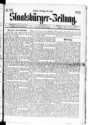 Staatsbürger-Zeitung on Jul 14, 1865