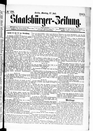 Staatsbürger-Zeitung vom 17.07.1865