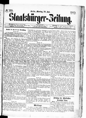 Staatsbürger-Zeitung vom 24.07.1865