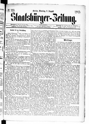 Staatsbürger-Zeitung on Aug 1, 1865