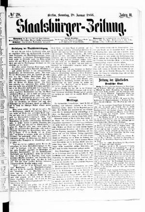 Staatsbürger-Zeitung on Jan 28, 1866