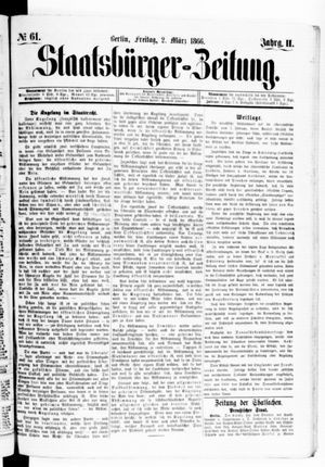 Staatsbürger-Zeitung on Mar 2, 1866